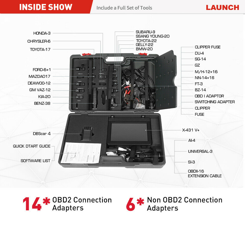 LAUNCH X431 V+ PRO 4.0 Elite Diagnostic Scan Tool - Auto Lines Australia