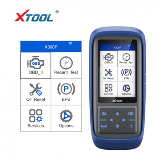 XTOOL X300P OBD2 Auto Diagnostic Tool Engine Scanner Mileage Adjustment Tool