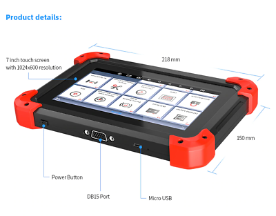 XTOOL X100 PAD Tablet Programmer IMMO Key EEPROM OBDII Diagnostic DPF