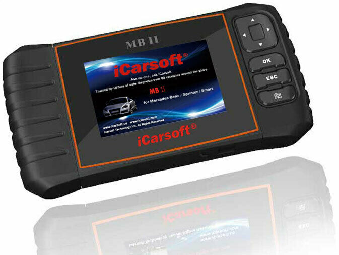 iCarsoft MB II Fits Mercedes-Benz Sprinter Smart Diagnostic Code Reset Scan Tool