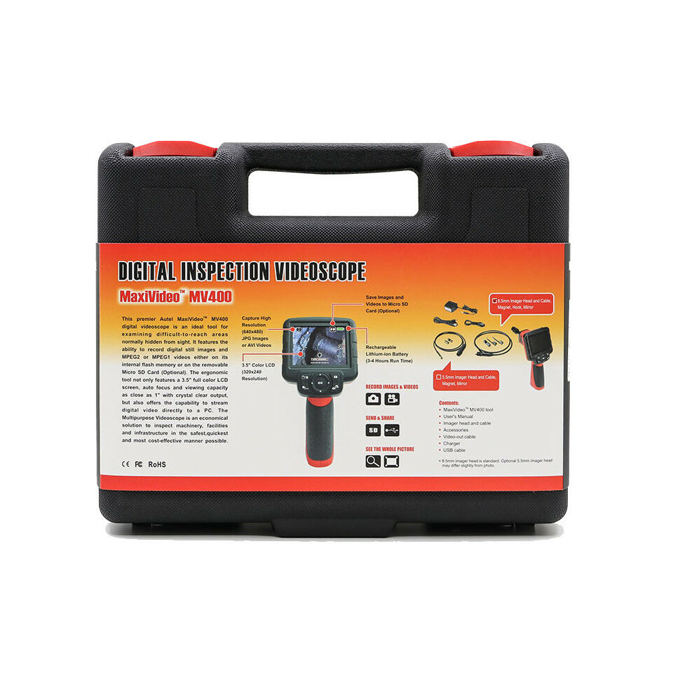 Autel MaxiVideo MV400 8.5mm Digital Inspection Image Video Camera Scope - Auto Lines Australia