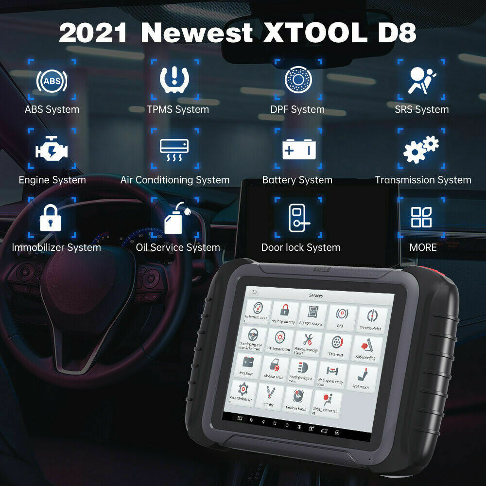 XTOOL D8 Auto OBD2 All System Diagnostic Scanner- Auto Lines Australia