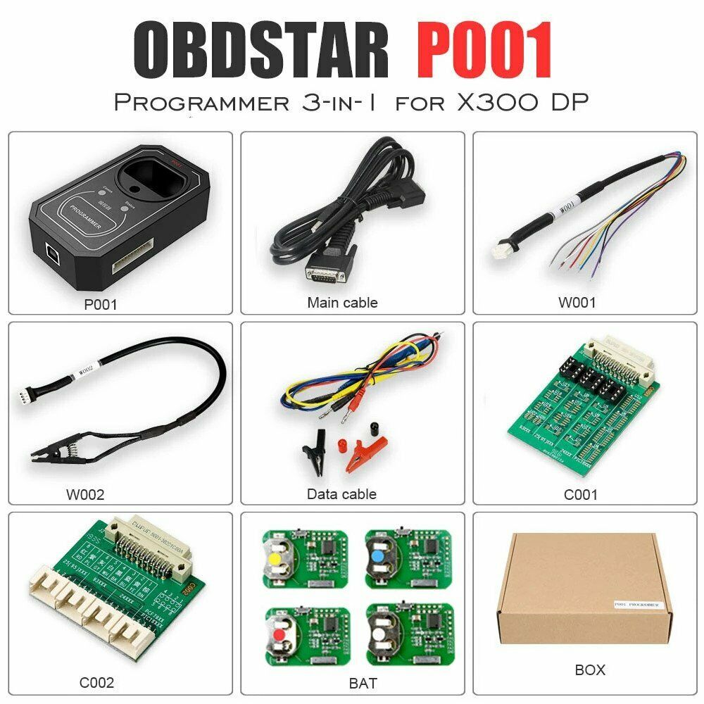 OBDSTAR P001 Programer RFID & Renew Key OBDSTAR X300 DP Master In Place Of RFID