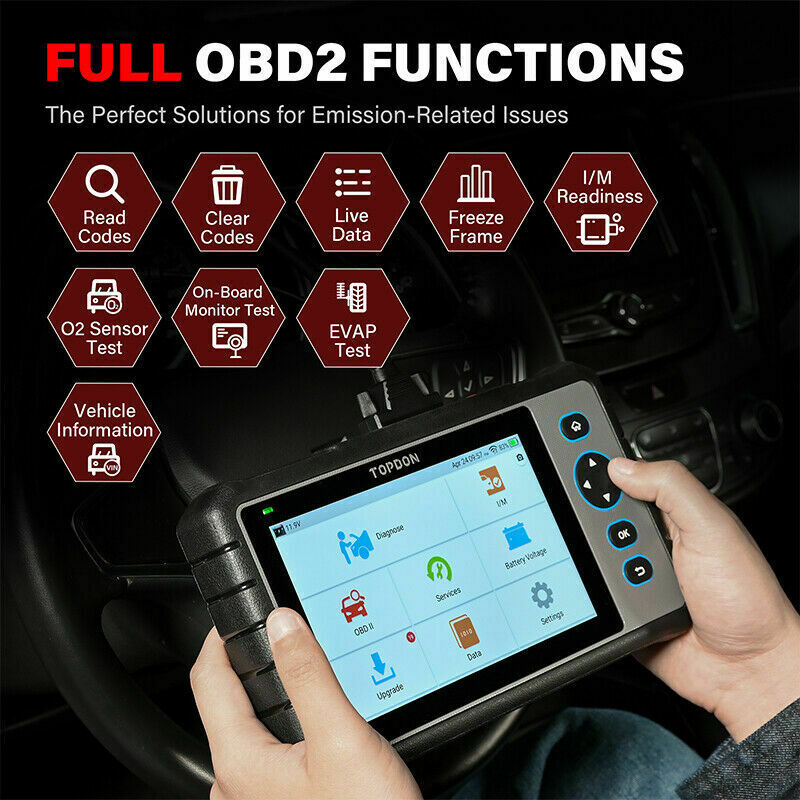 TOPDON Artidiag800 OBD2 AUTO Diagnostic Tool Scanner Full System IMMO KEY Coding - Auto Lines Australia