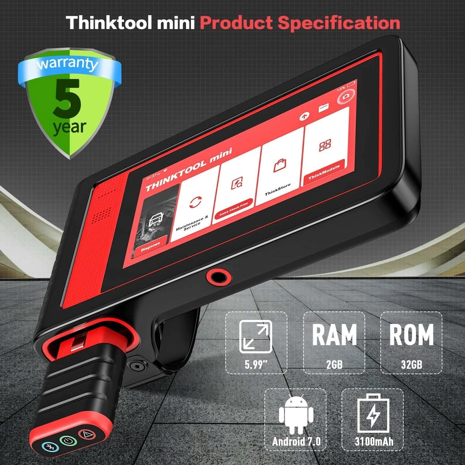 THINKCAR Thinktool Mini OBD2 Car Automotive Scanner All System DPF IMMO 28 Reset - Auto Lines Australia