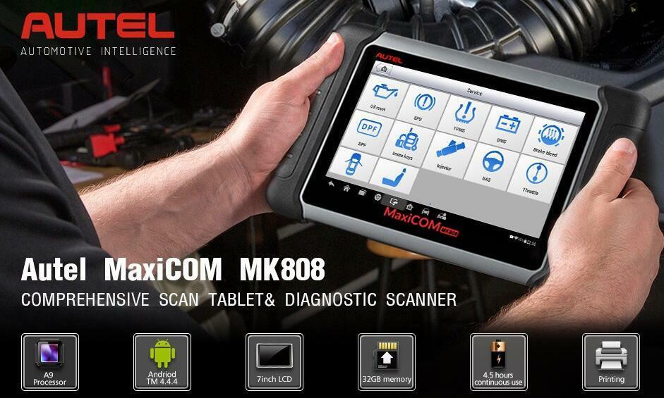 Autel MaxiCOM MK808 OBD2 All System - Auto Lines Australia