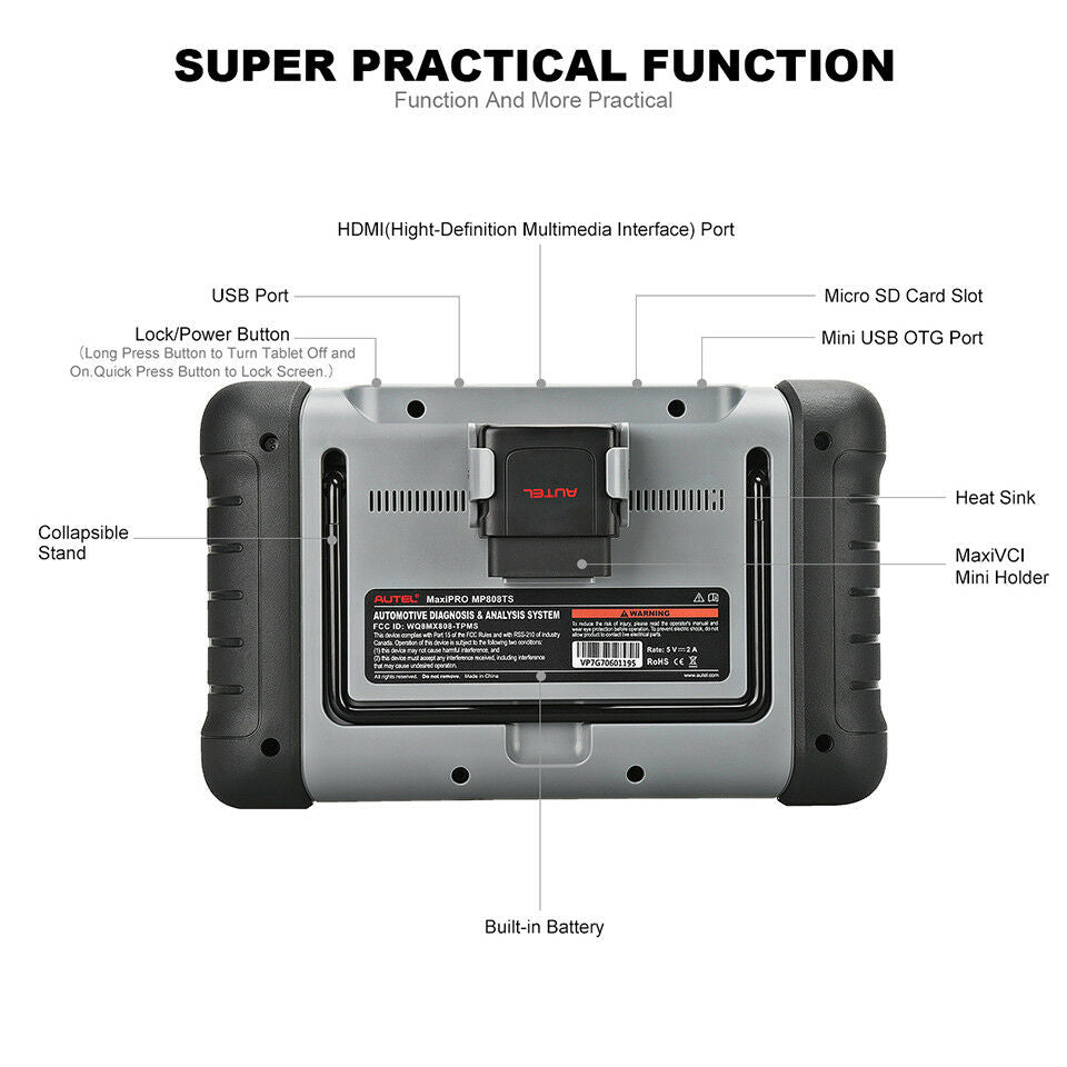 Autel MP808TS TPMS Programming Diagnostic Scanner Code Reader MS906 MS908 DS808