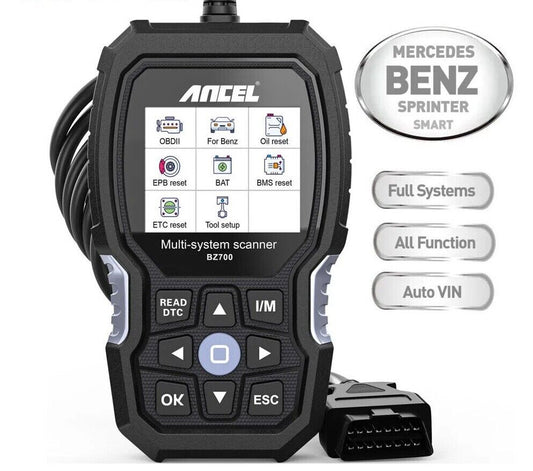 ANCEL BZ700 OBD2 Code Reader Professional for Mercedes Benz - Car's OBD2 USA