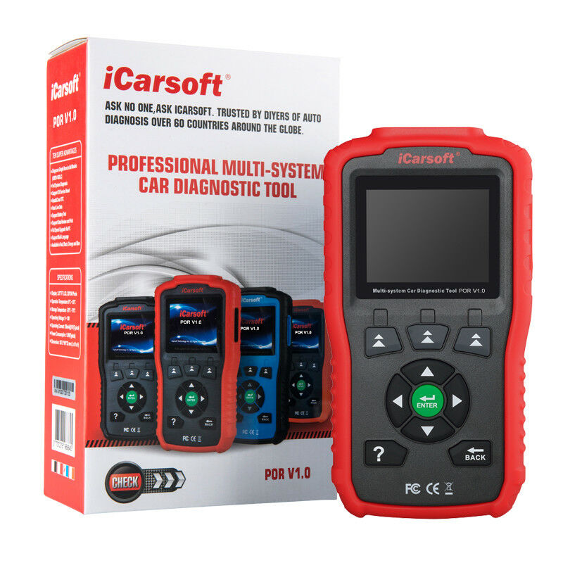 iCarsoft POR V1.0 Fits Porsche OBD2 Diagnostic Fault Code Reset Scanner Tool