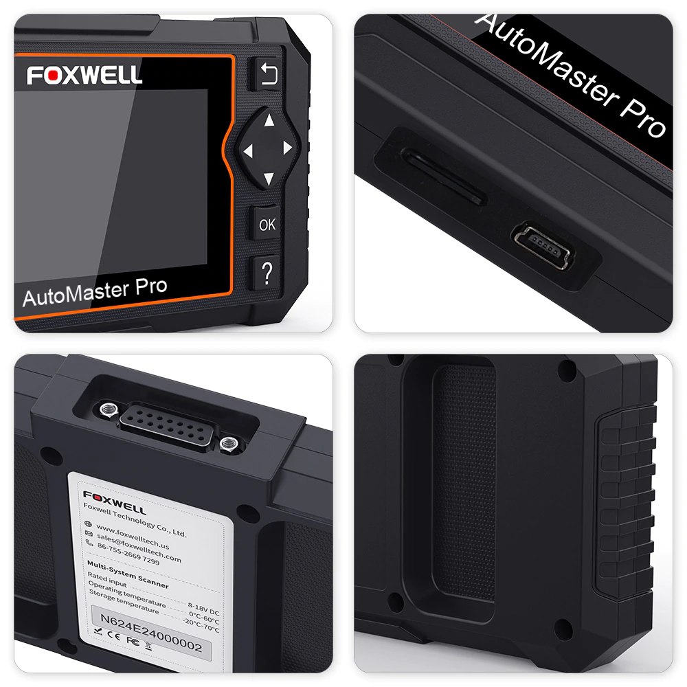 Foxwell NT624 Elite OBD2 EOBD Automotive Scanner Full System Diagnostic Oil EPB - Auto Lines Australia