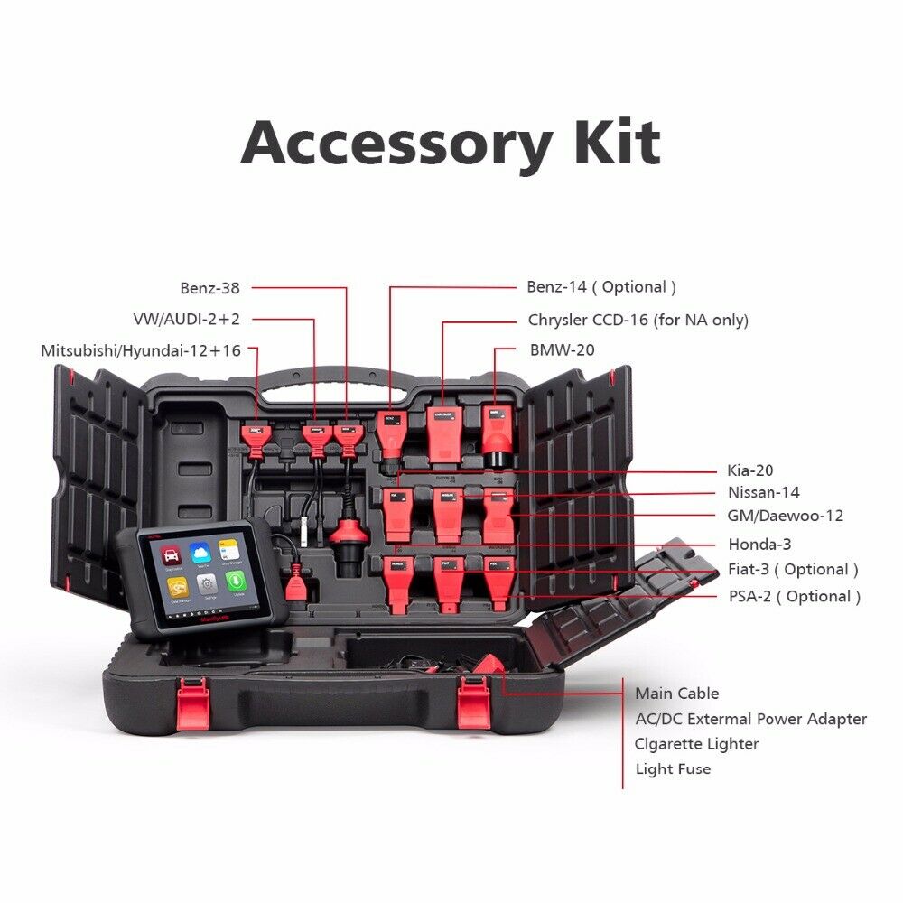 Autel MaxiSys MS906 Auto Diagnostic Scan Tool Car OBD2 Scanner ECU Key Coding