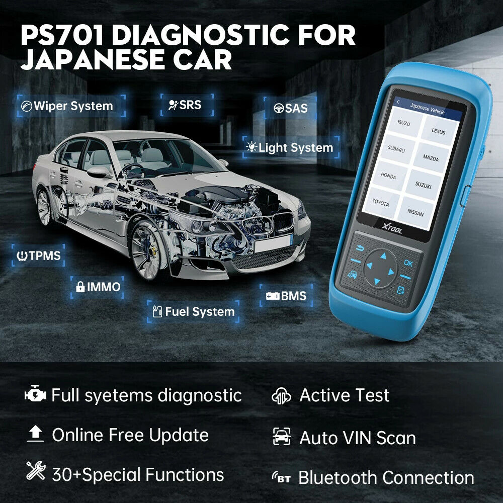 XTOOL PS701Pro Professional Diagnostic Tool for Japanese car with Active test