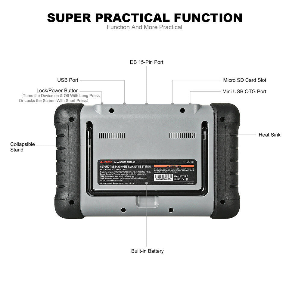 Autel MaxiCOM MK808 OBD2 All System - Auto Lines Australia