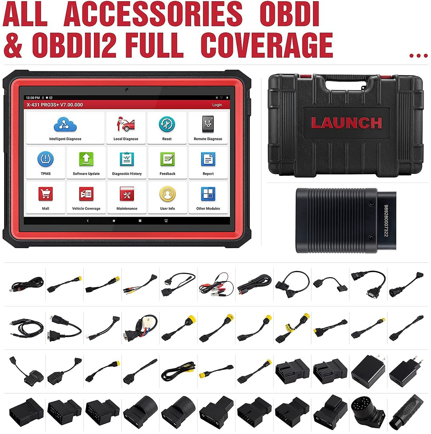 LAUNCH X431 PRO3S+ Bidirectional Automotive Scan Tool All System Diagnostic Tool - Auto Lines Australia