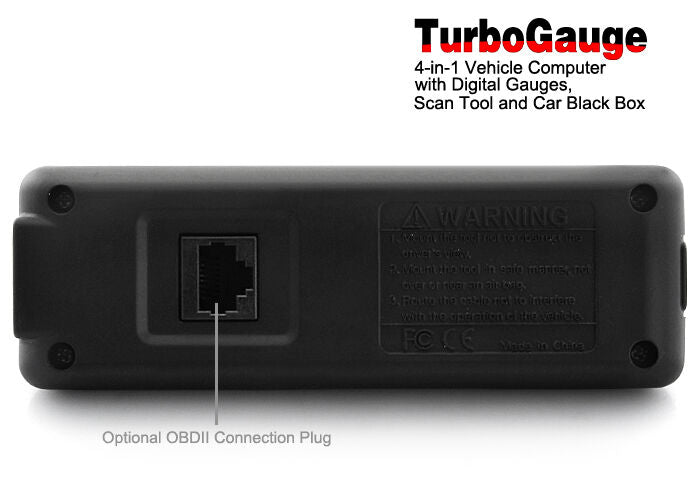 TurboGauge IV ScanGauge 2 OBD2 Auto Scan Tool Digital Gauge Car Trip Computer