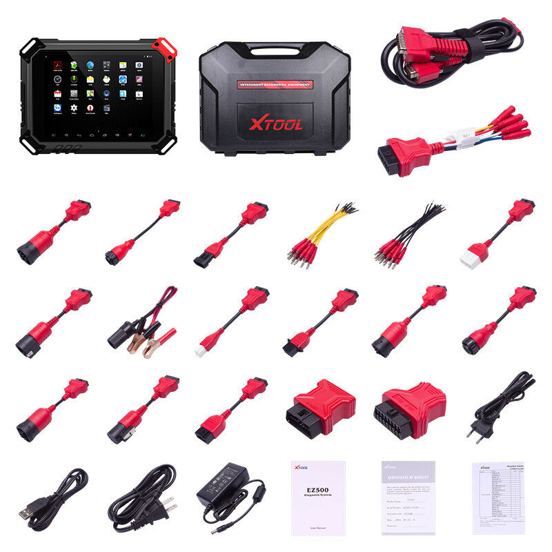 XTOOL EZ500 HD 24V Heavy Duty Full System Truck Diesel Diagnostic Scanner Tool