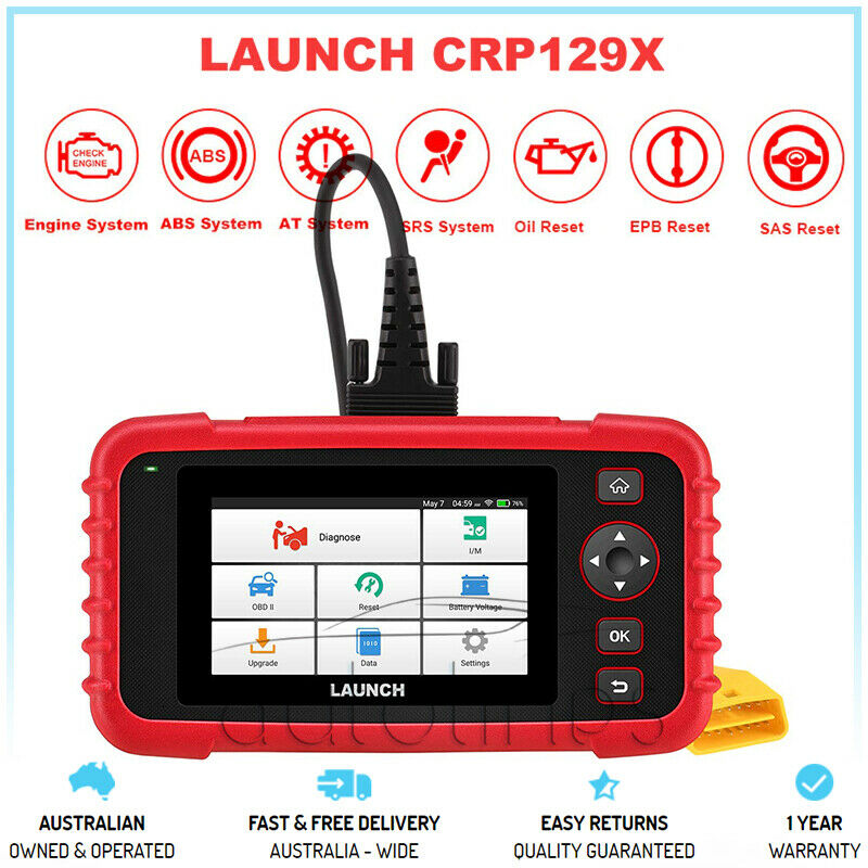 LAUNCH X431 CRP129X OBD2 Scanner Auto Code Reader Diagnostic Tools TMPS Automotive Scanner Obd2 Diagnostic Tool Professional