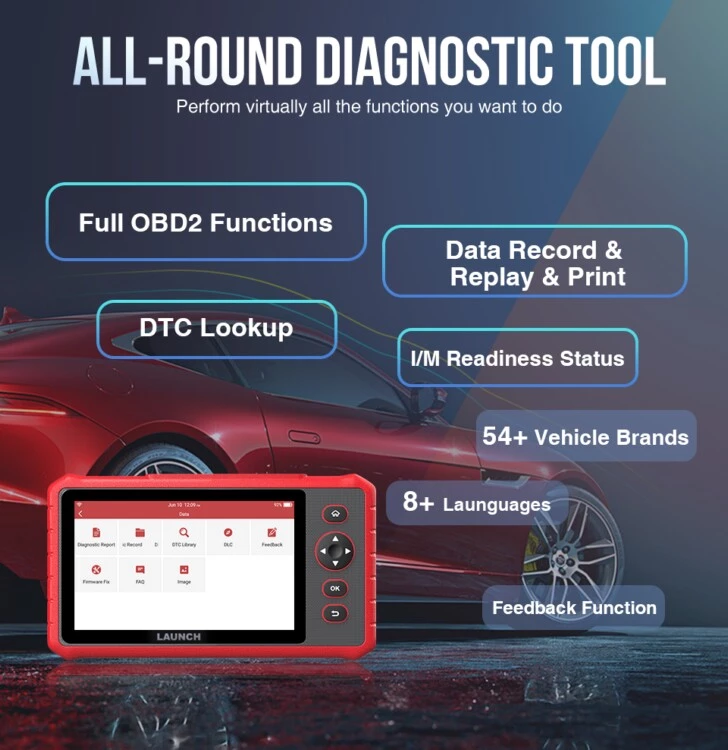 LAUNCH CRP909X X431 OBD2 Fault Code Reader Reset Diagnostic Scan Tool AU VERSION