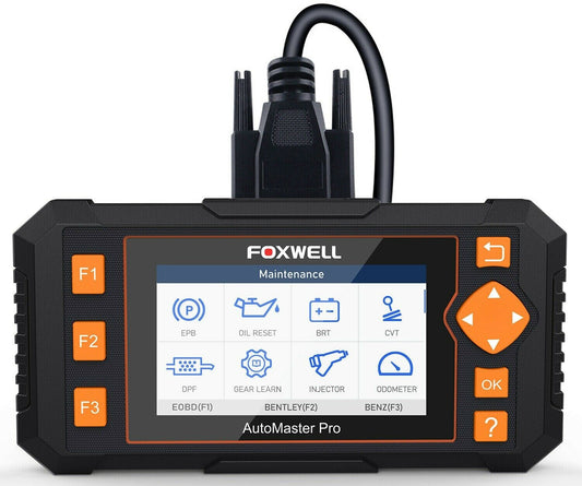 Foxwell NT634 OBD OBD2 Scanner Engine ABS SRS Transmission Scan Tool 11 Reset - Auto Lines Australia