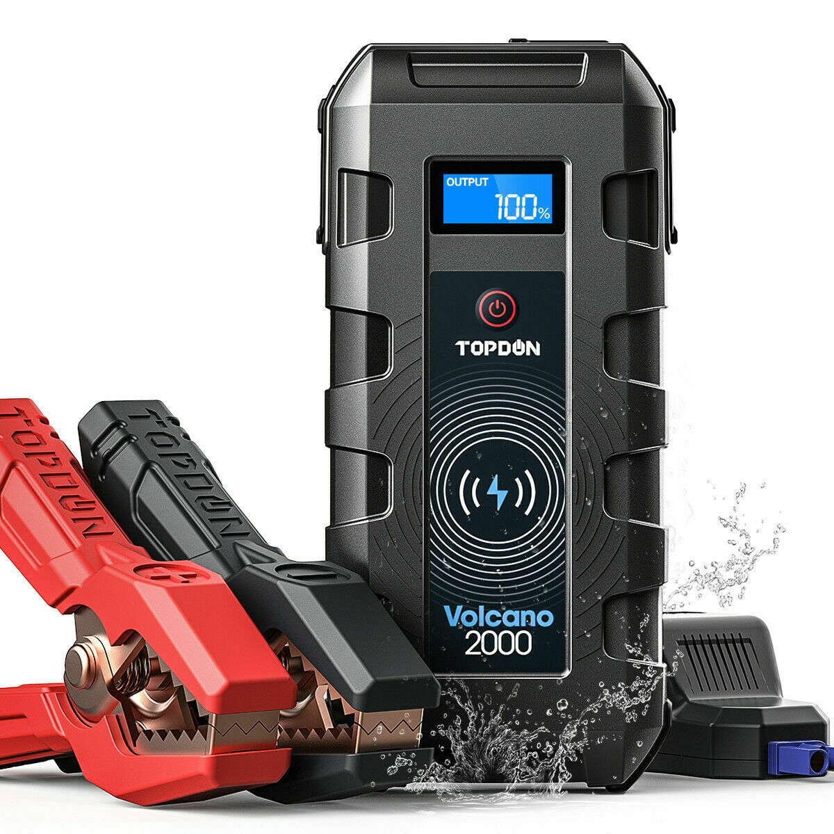 Portable Emergency Car Jump Starter Kit 12V 2000A Peak 20800mAh Battery Charger