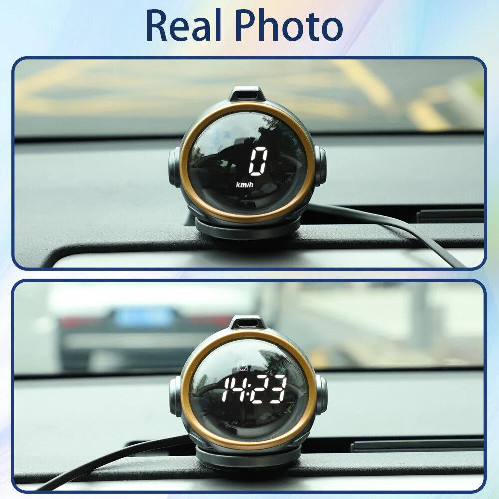 Newest Smart GPS HUD Future-oriented Robot Design Digital Speedometer Gesture