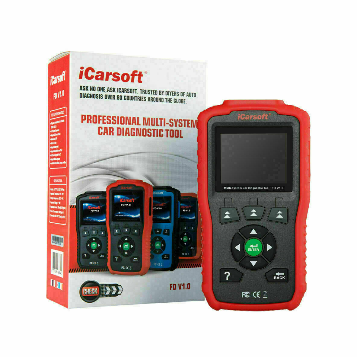 iCarsoft FD V1.0 - Ford Professional Diagnostic Scanner Tool - iCARSOFT SA