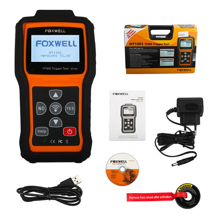 FOXWELL NT1001 TPMS Trigger Tool Sensor Decoder Tyre Pressure Diagnostic Scanner