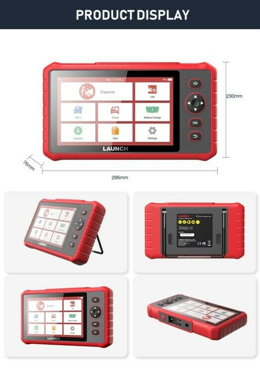 LAUNCH CRP909X X431 OBD2 Fault Code Reader Reset Diagnostic Scan Tool AU VERSION