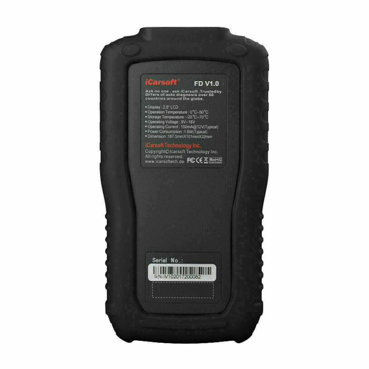 iCarsoft FD V1.0 - Ford Professional Diagnostic Scanner Tool - iCARSOFT SA