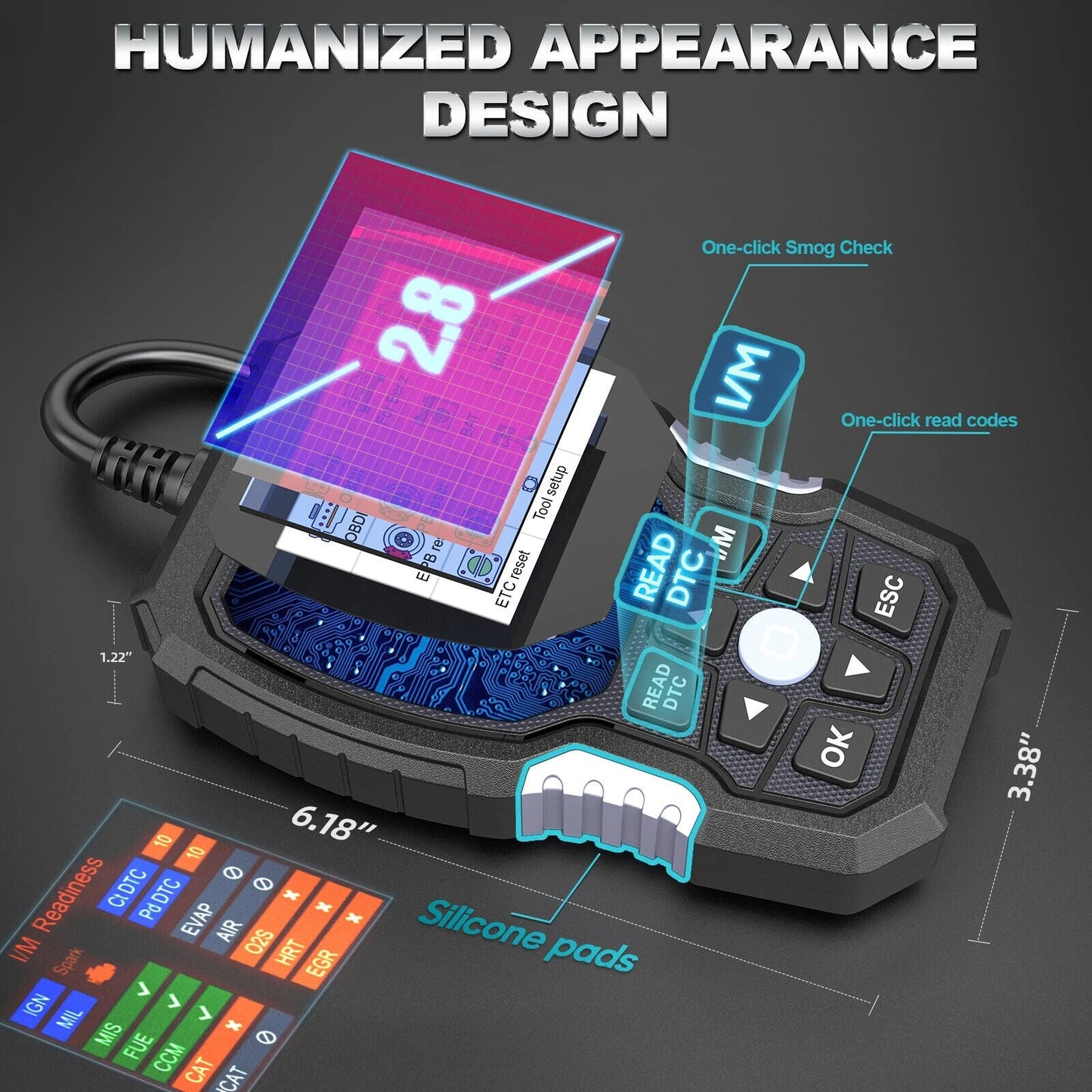 ANCEL BZ700 OBD2 Code Reader Professional for Mercedes Benz - Car's OBD2 USA