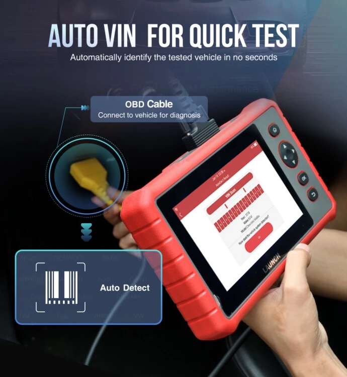 LAUNCH CRP909X X431 OBD2 Fault Code Reader Reset Diagnostic Scan Tool AU VERSION