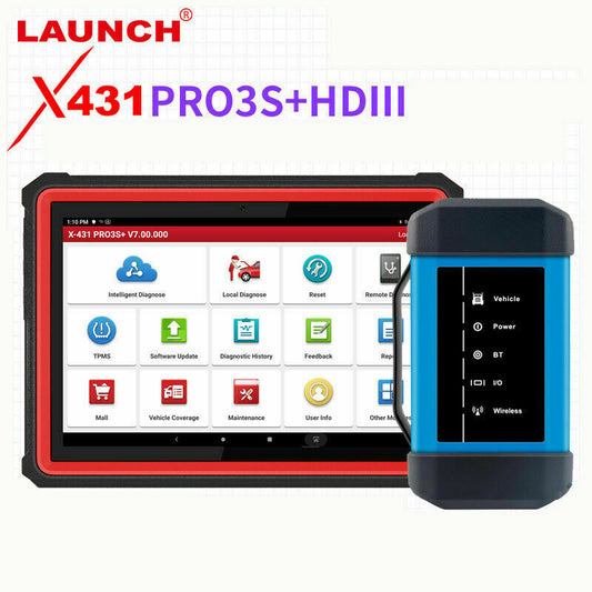 Launch X431 PRO3S+ HDIII 12V car & 24V truck Diagnostic Tools - Auto Lines Australia