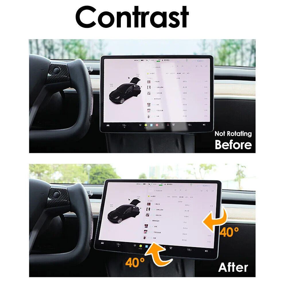 For Tesla Screen Rotation Bracket Model 3 Y Accessories GPS Navigation Rotating