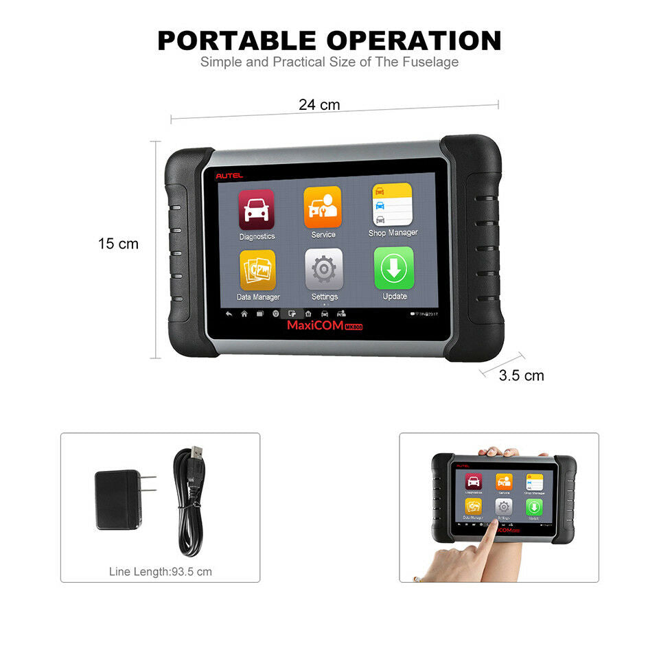 Autel MK808 Automotive OBD2 Diagnostic Scan Tool ABS SRS Car Full System Scanner - Auto Lines Australia