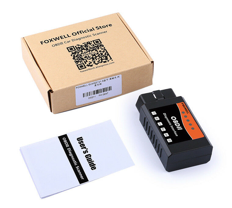 FOXWELL ELM327 OBDII WiFi Car Fault Code Diagnostic Scanner Tool iPhone Android