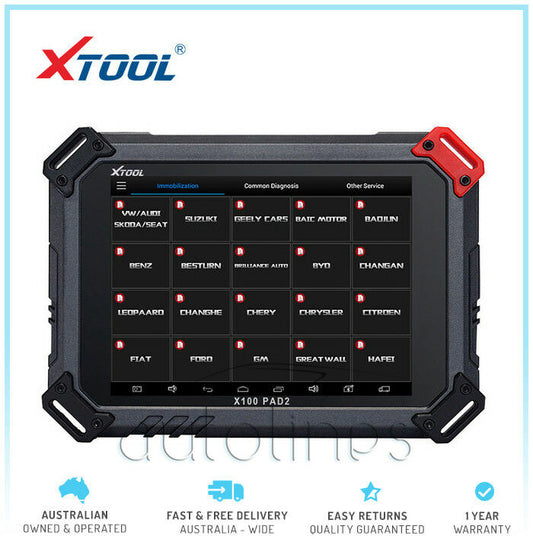 XTOOL X100 PAD2 OBD2 Diagnostic Key IMMO Oil TPMS Code Reader Scanner Tool - Auto Lines Australia