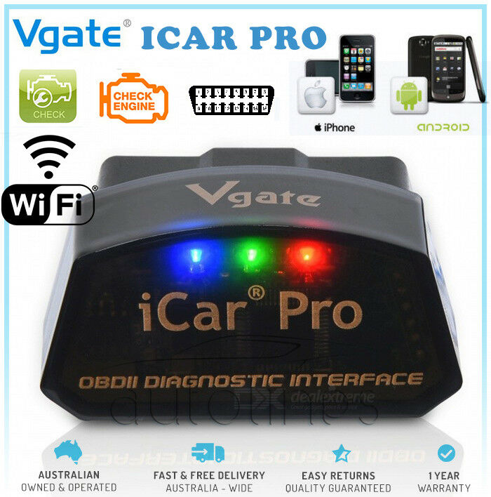 VGATE ICAR PRO WiFi ELM327 OBD2 Car Diagnostic Scan Tool iPhone Android - Auto Lines Australia