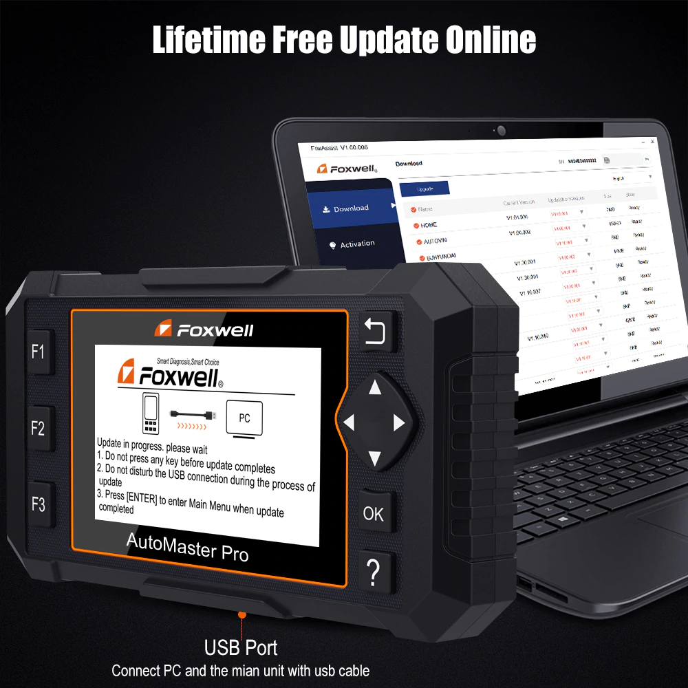 Foxwell NT624 Elite OBD2 EOBD Automotive Scanner Full System Diagnostic Oil EPB - Auto Lines Australia