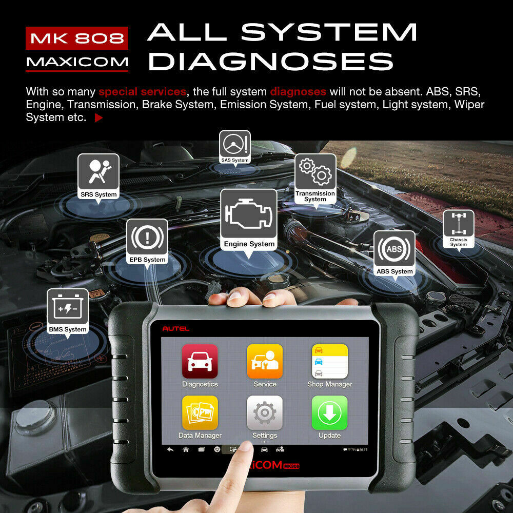 Autel MaxiCOM MK808TS Scan Tool - Auto Lines Australia