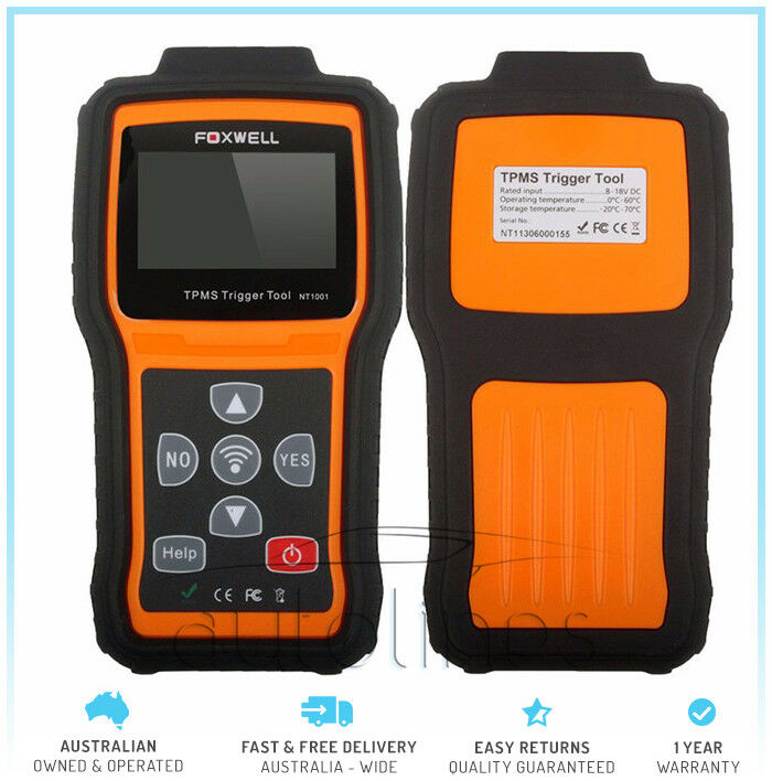 FOXWELL NT1001 TPMS Trigger Tool Sensor Decoder Tyre Pressure Diagnostic Scanner