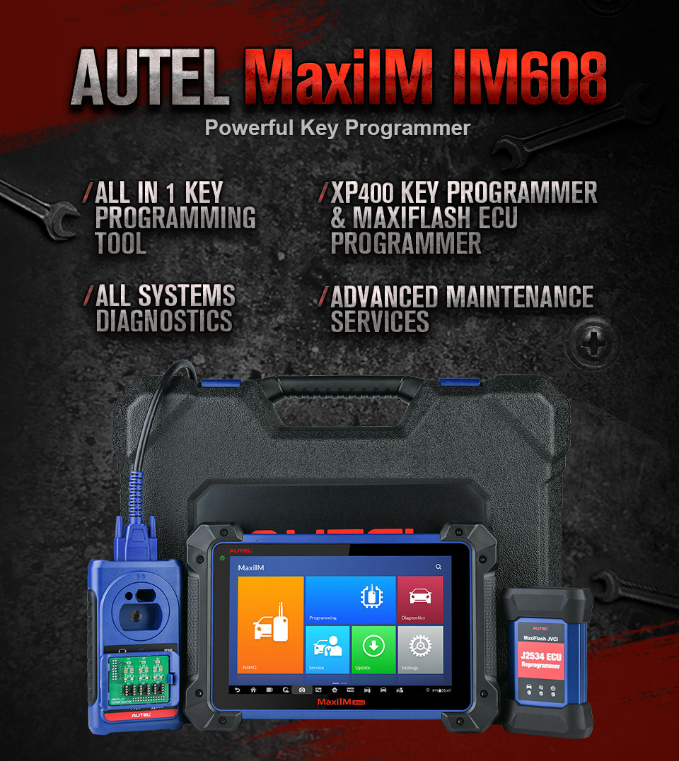 Autel MaxiIM IM608 Diagnostic Tool ALL Lost Programmer IMMO ECU Coding Scan