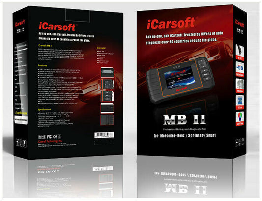 iCarsoft MB II Fits Mercedes-Benz Sprinter Smart Diagnostic Code Reset Scan Tool