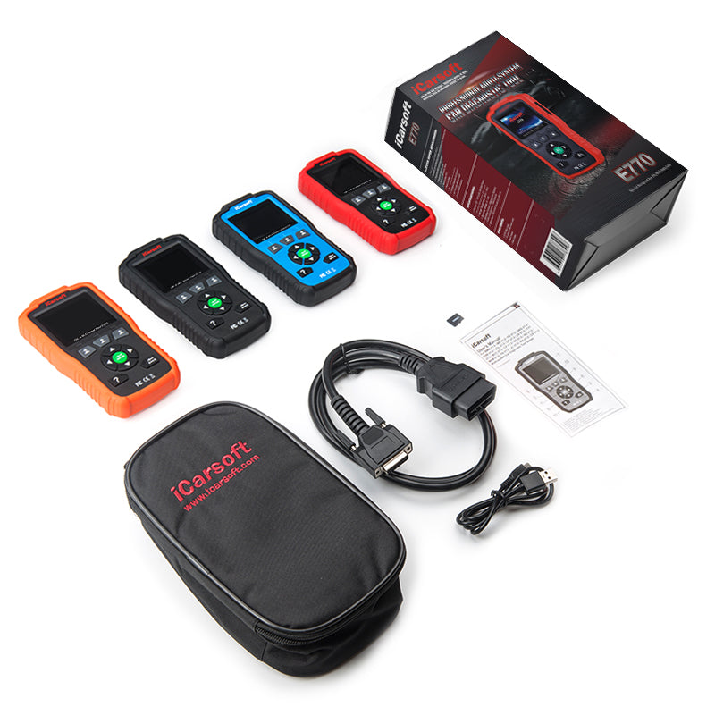 iCarsoft E770 ABS+SRS+OIL+BLD+OBD II car diagnostic tool