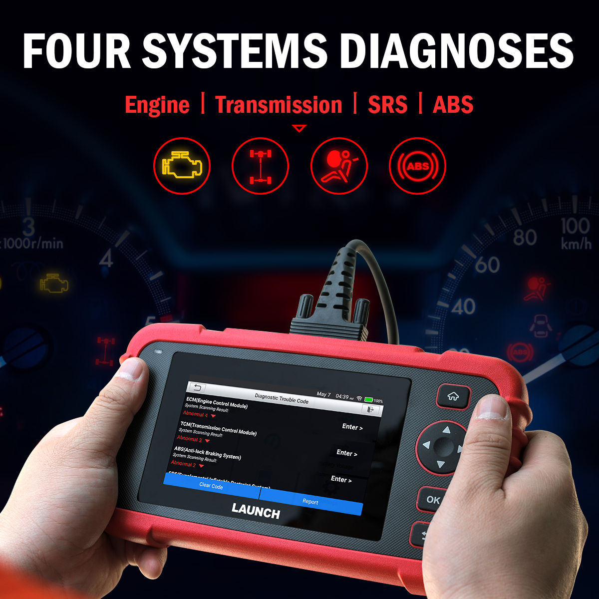 LAUNCH X431 CRP123X PRO OBD2 Diagnostic Scanner Fault Car Code Reader