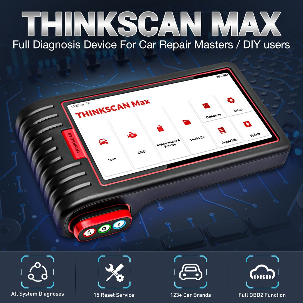 Thinkcar Thinkscan Max Full System Professional OBD2 Scanner - Auto Lines Australia