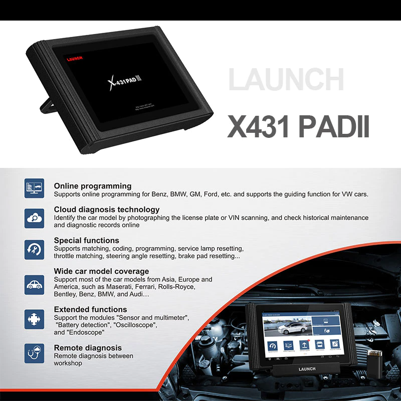 LAUNCH X431 PAD 3 Diagnostic Scan Tool - Auto Lines Australia