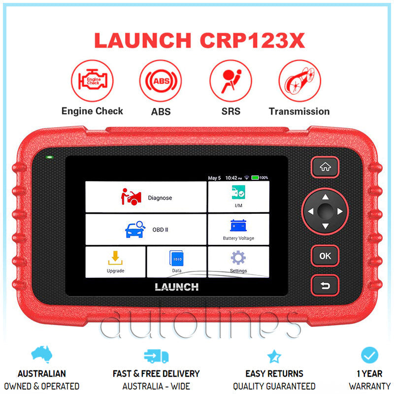 LAUNCH X431 CRP123X PRO OBD2 Diagnostic Scanner Fault Car Code Reader - Auto Lines Australia