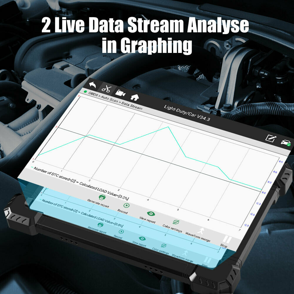 Ancel X7 Automotive OBD2 Diagnostic Scan Tool ABS SRS Car Full System Scanner