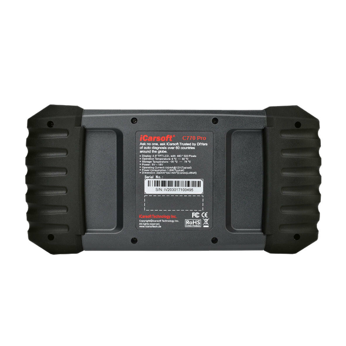 iCarsoft C770 Pro Multi-Systems Diagnostic Scan Tool for Multi-Brand Vehicles