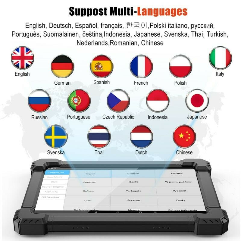 Ancel X7 Automotive OBD2 Diagnostic Scan Tool ABS SRS Car Full System Scanner